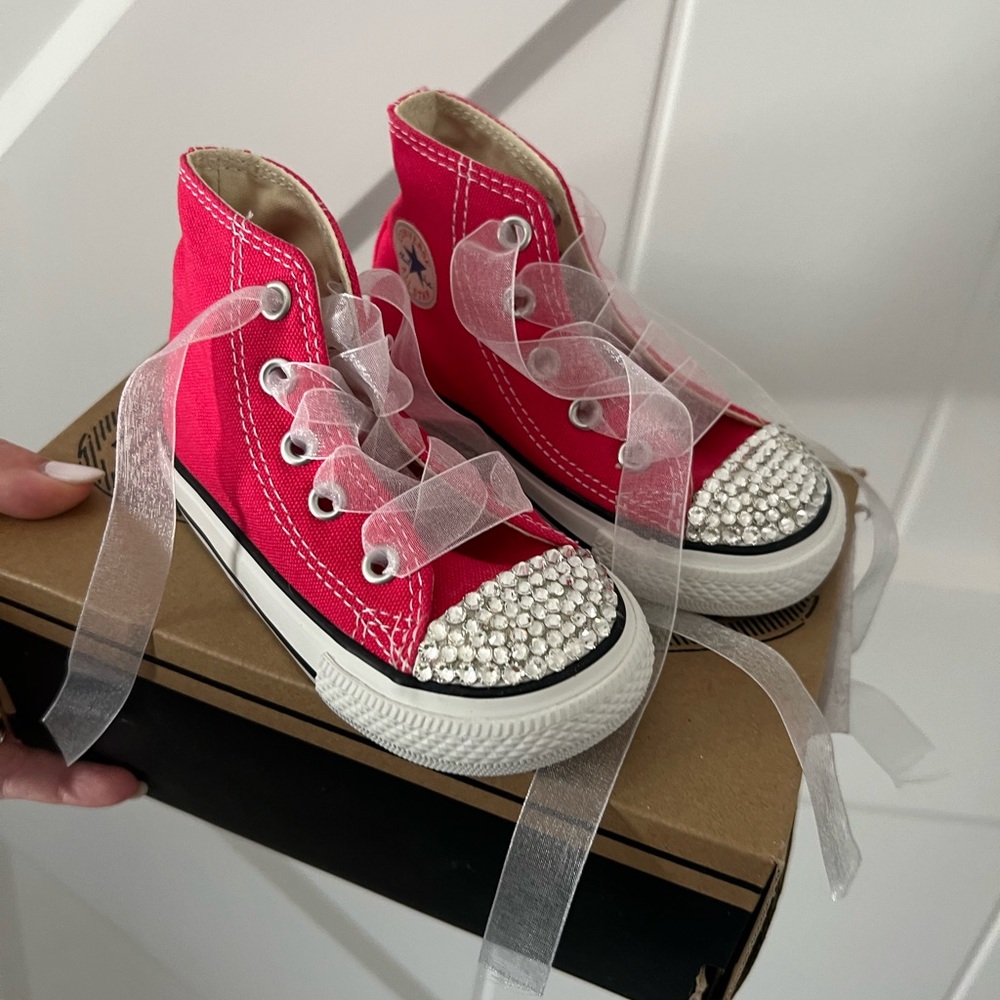 Converse Blinged Infant Sneakers